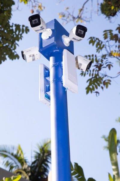 Camera de monitoramento de ruas